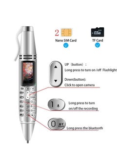 Hope Hope Pen Type Mini Rechargeable Cell Phone, 0.95 Inch Small Screen ,GSM Dual SIM, Max 32G TF Card ,Built-in Camera & Flashlight  - Image 3