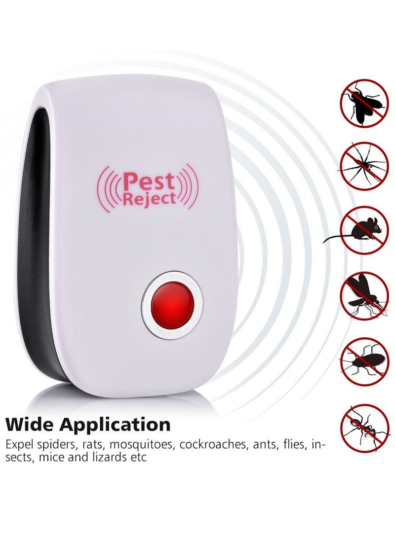 Pest Reject جهاز طارد الآفات الإلكتروني بالموجات فوق الصوتية للفئران والصراصير والحشرات والجرذان والعناكب والبعوض، قاتل الآفات للتحكم في الآفات المنزلية - Image 1