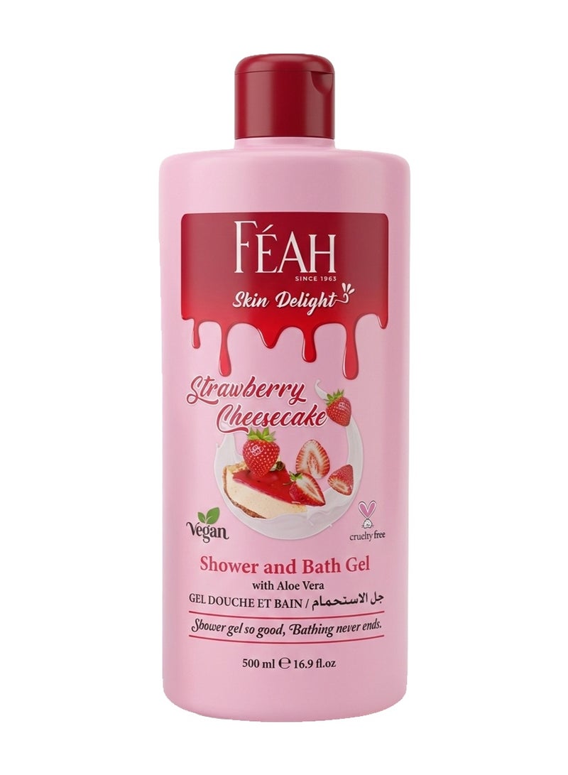 FEAH Strawberry Body Wash 500ML - Fruity Fragrance Shower & Bath Gel - Image 1
