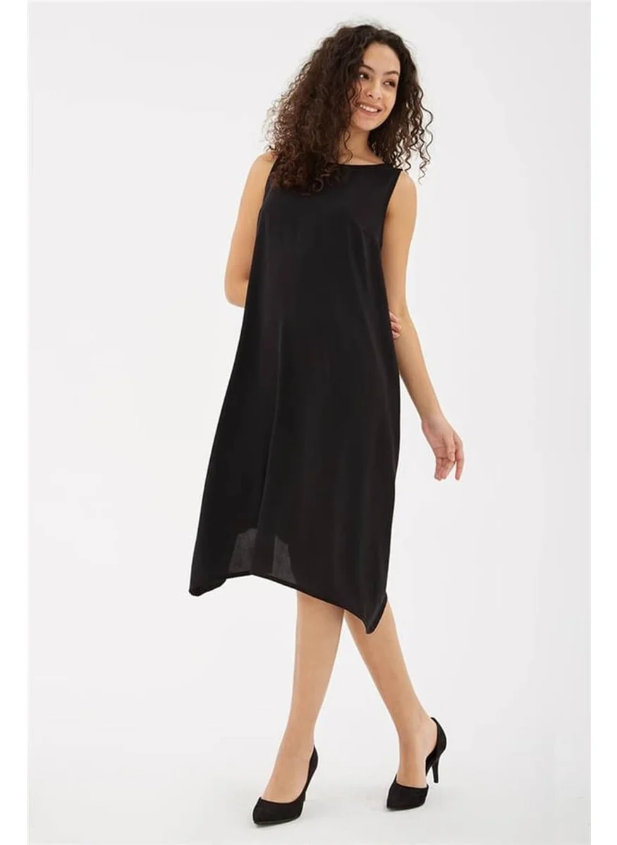 Fashion Friends Sleeveless Black Women's Dress 25Y0630K1