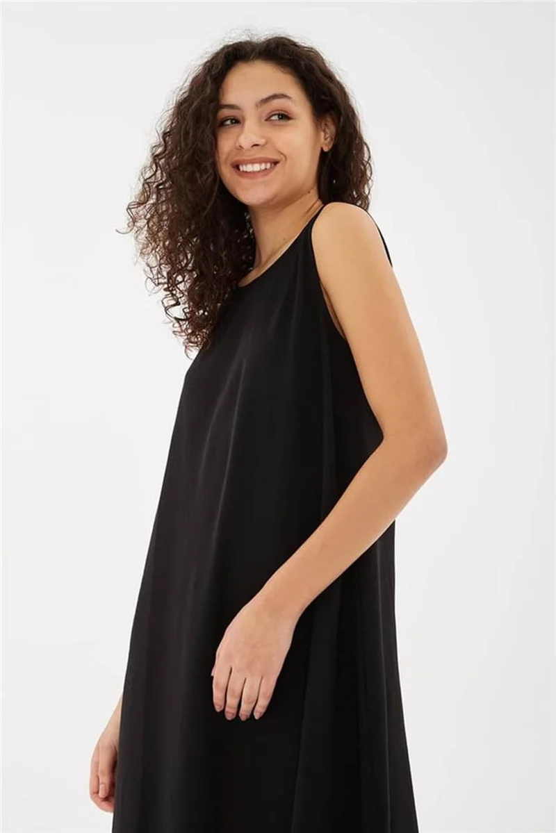 Fashion Friends Sleeveless Black Women's Dress 25Y0630K1