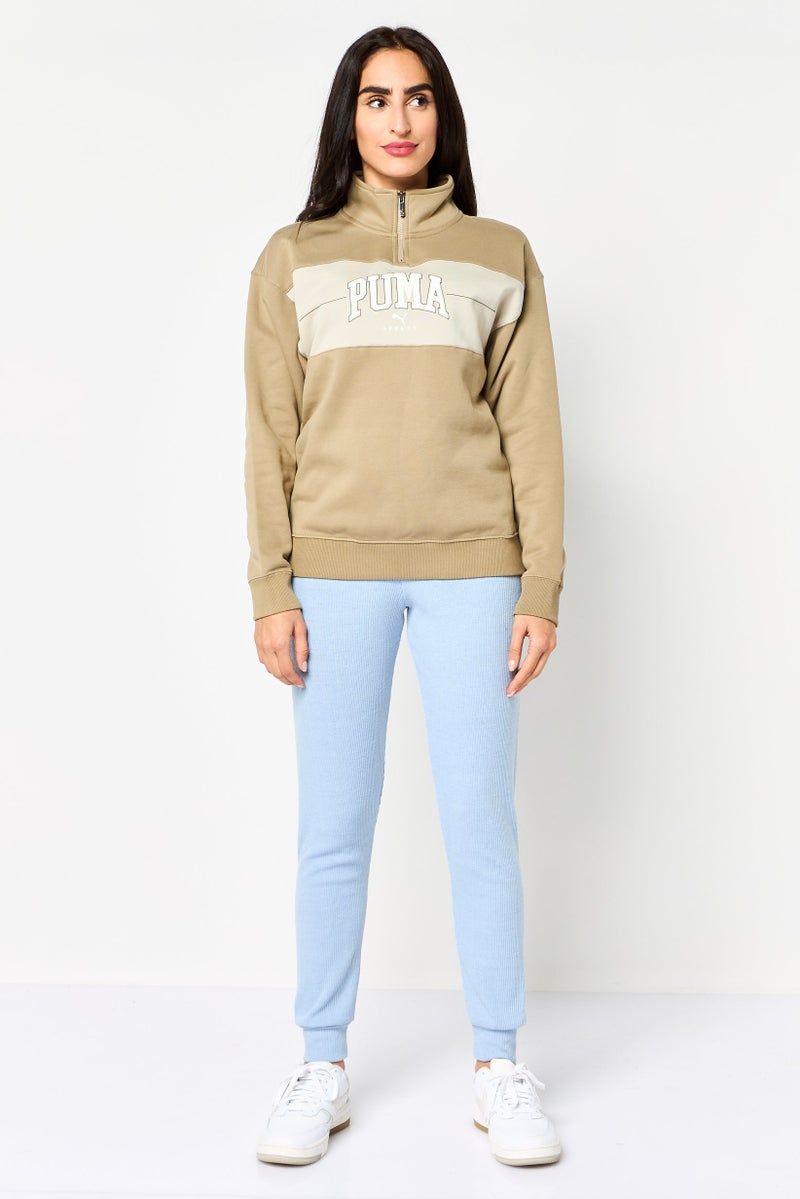 PUMA بلوزة رياضية نسائية بأكمام طويلة مناسبة في الهواء الطلق، متعددة الألوان - Image 3