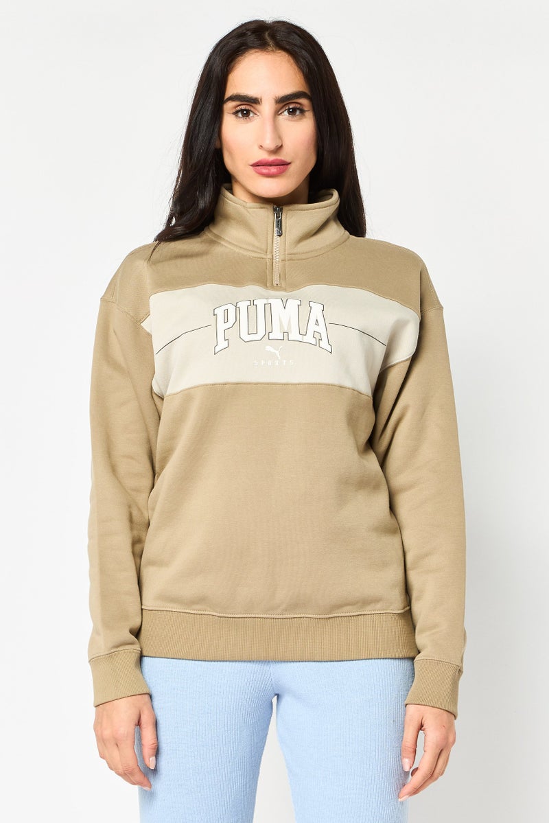 PUMA بلوزة رياضية نسائية بأكمام طويلة مناسبة في الهواء الطلق، متعددة الألوان - Image 1