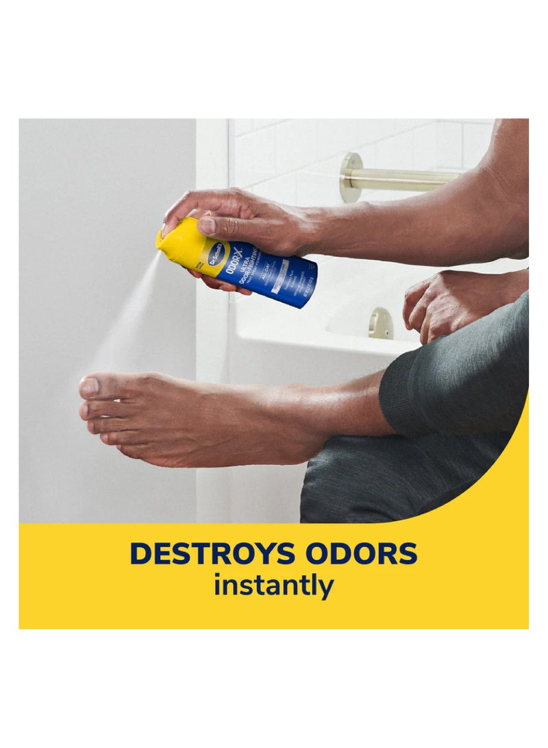 Dr. Scholl's Odor-X Ultra Odor-Fighting Foot Spray Powder - Destroys Odors Instantly for All-Day Protection & Freshness (4.7 oz) - Image 3