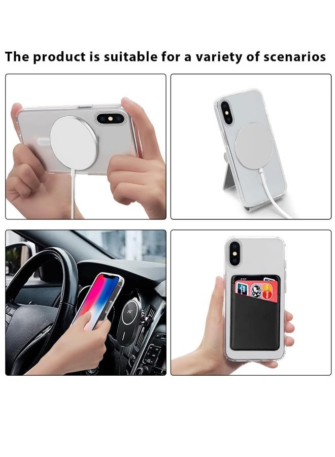 DUSALA Magnetic Case for iPhone Xs and iPhone X 5.8 Inch Compatible with MagSafe Wireless Charging Shockproof Phone Bumper Cover Anti Scratch Clear Back - Image 3