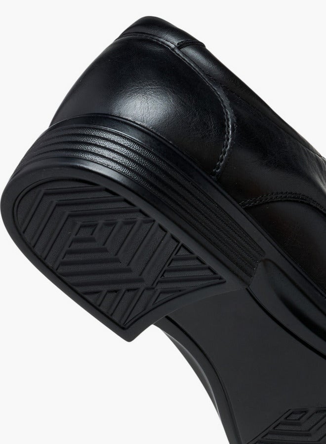 LBL by Shoexpress Solid Lace-Up Derby Shoes - Image 5