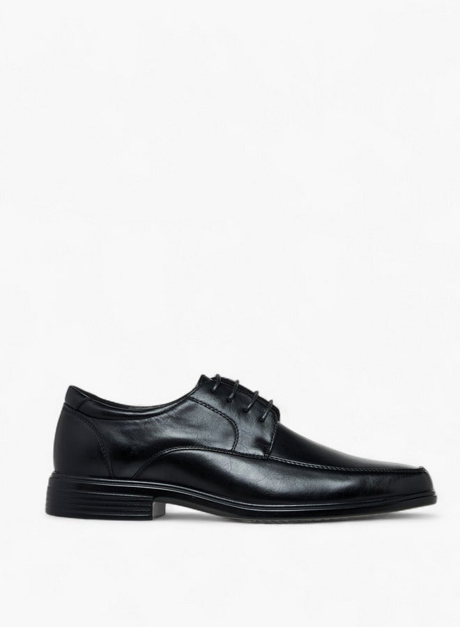 LBL by Shoexpress Solid Lace-Up Derby Shoes - Image 3