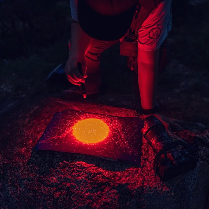 Weltool M6-RD Red LED Dark Adaptation Penlight for Pilots Viewing Navigation Maps, HGN Tests, SFST and ARIDE to DRE Evaluations，Pocket Pen Light with Clip for Doctors and Veterinarians - Image 5
