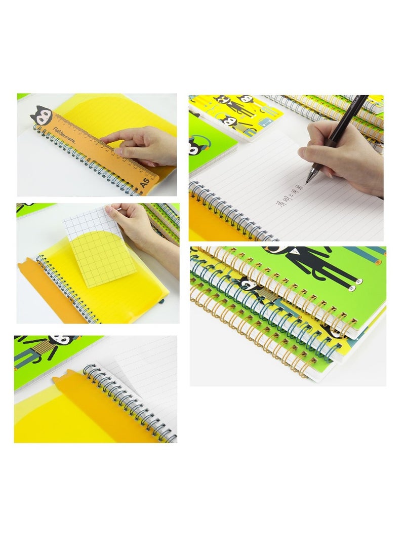 Foldermate - 2-Piece B5 Size Spiral Notebook Cool Cate Design - Image 1