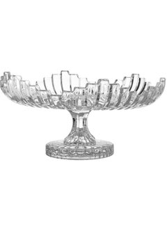 Elegant Glass base serving plate for sweets and fruits, multi-purpose Clear 29.5 cm  - Image 2