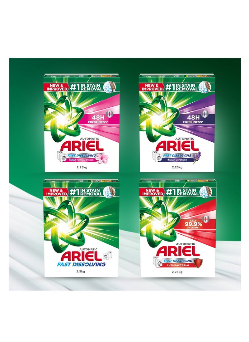 Anti-Bacterial Fast Dissolving Laundry Detergent Powder 2.25kg