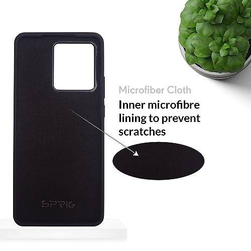 SPRIG Cases Compatible with Motorola Edge 40 Liquid Silicone Back Cover Premium Moto 5g Phone Case Drop Tested Shock Proof for Boys and Girls with Camera Protection (Black) - Image 5