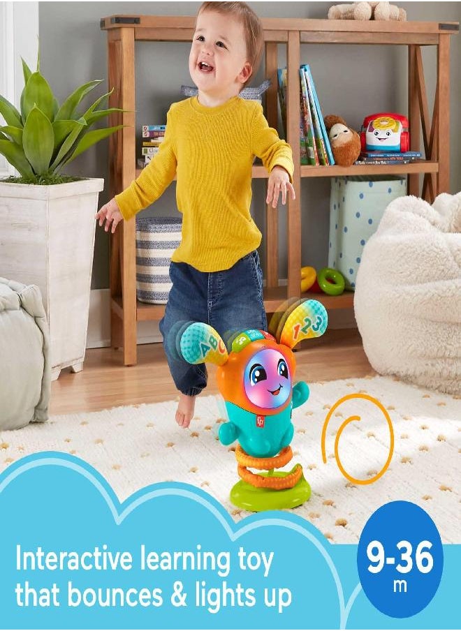 Fisher-Price - Fisher-Price Baby & Toddler Learning Toy Dj Bouncin’ Beats With Music Lights & Bouncing Action For Ages 6+ Months - Image 1