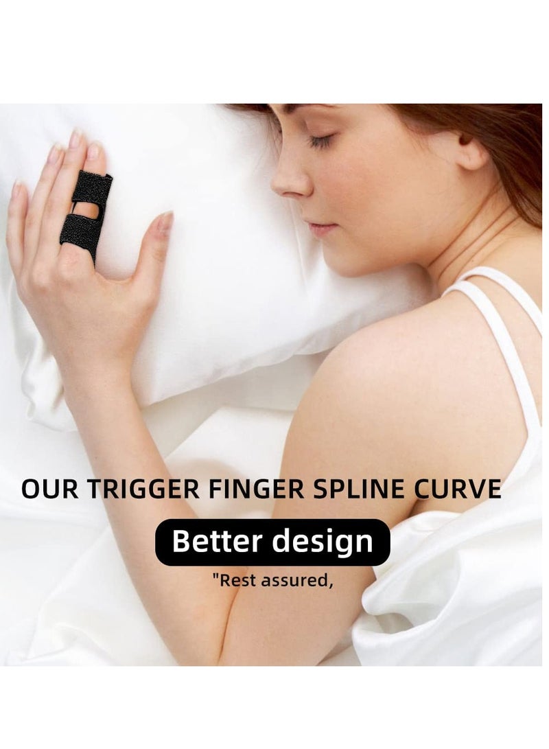 DIOTTI Trigger Finger Splints 4-Pack – Finger Brace and Straightener for Trigger Finger Support and Pain Relief - Image 3