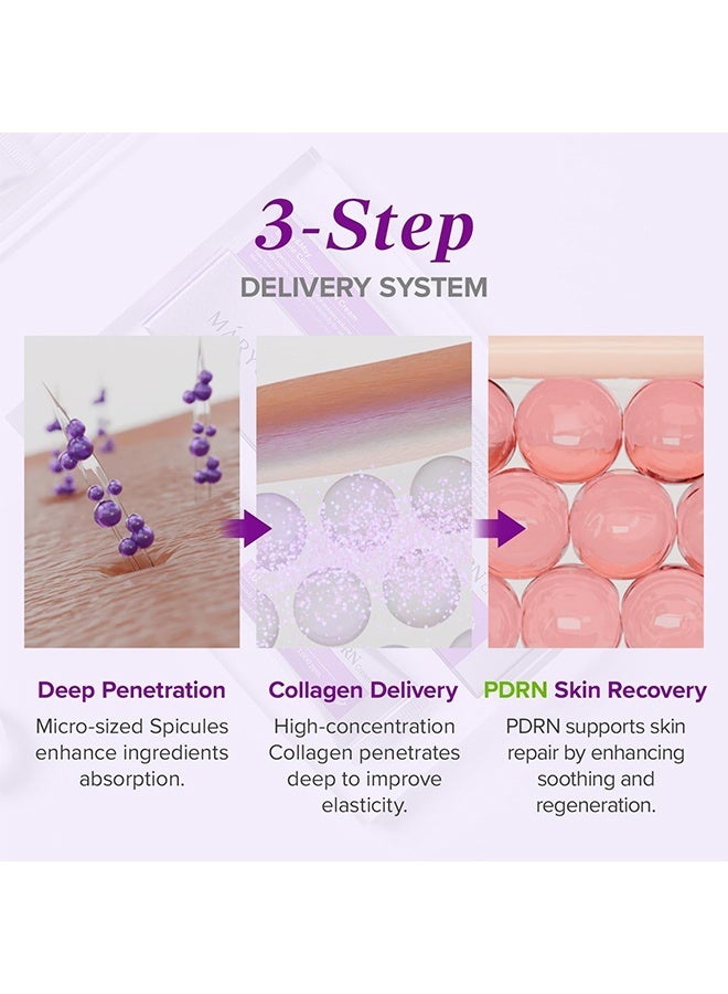 Mary & May  Spicule Collagen Pdrn Cream 15g ، تعزيز حجم الجلد ، تعزيز الحاجز وتعزيز المرونة - Image 4