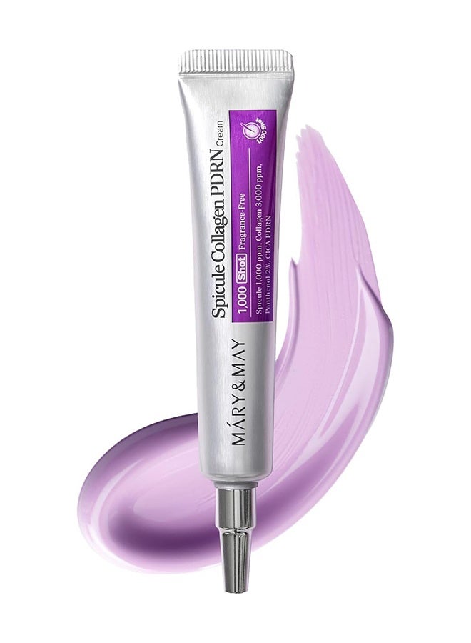 Mary & May  Spicule Collagen Pdrn Cream 15g ، تعزيز حجم الجلد ، تعزيز الحاجز وتعزيز المرونة - Image 1