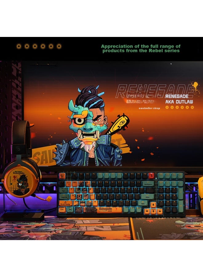 A4TECH سماعة ألعاب سلكية A4Tech M595، فوق الأذن، يد دماء شبح، سماعة كمبيوتر Pubg Cs، خفيفة الوزن Fps، سماعة رياضية E-Sports من قبيلة وايلد، مستكشف عكسي - Image 4