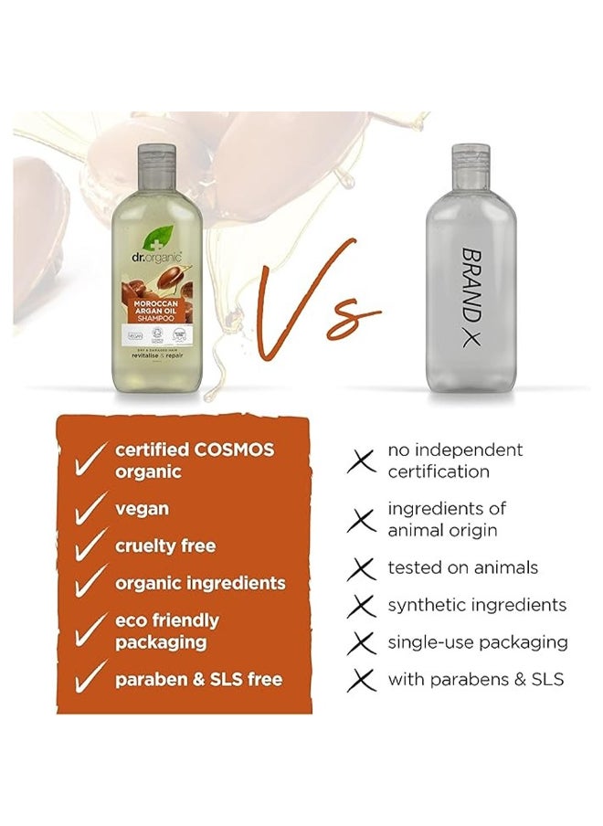 dr.organic - Dr. Organic Moroccan Argan Oil Shampoo - Image 1
