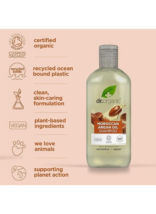 dr.organic - Dr. Organic Moroccan Argan Oil Shampoo - Image 1