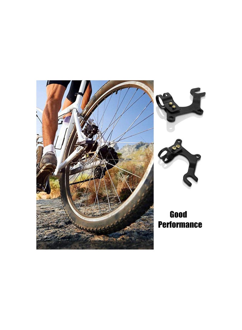 GGOOT Disc Brake Bracket, 2pcs Durable Adjustable Bike Frame Adapter Cycling Accessory Bicycle Brake Adapter Bracket With Bicycle Seatposts Clamp Frame Adaptor Mount - Black 20mm - Image 5