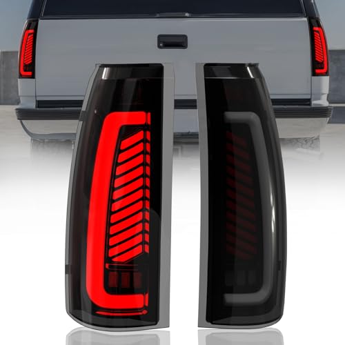 SINYATO INDUST Sequential LED Tail Lights for 1988-1998 Chevy GMC C/K, Silverado, Sierra, 1992-1999 Suburban Yukon, 95-99 Tahoe, Pickup Truck Rear Lights with Start-Up Animation, Dynamic Turn Signals - Image 1