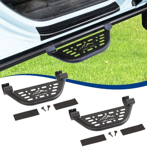 XPHAZZ Rock Rail Steps Compatible with Bronco 2021+ with OEM Rock Rail, Will Not Fit Raptor or Sport (Style-1) - Image 1