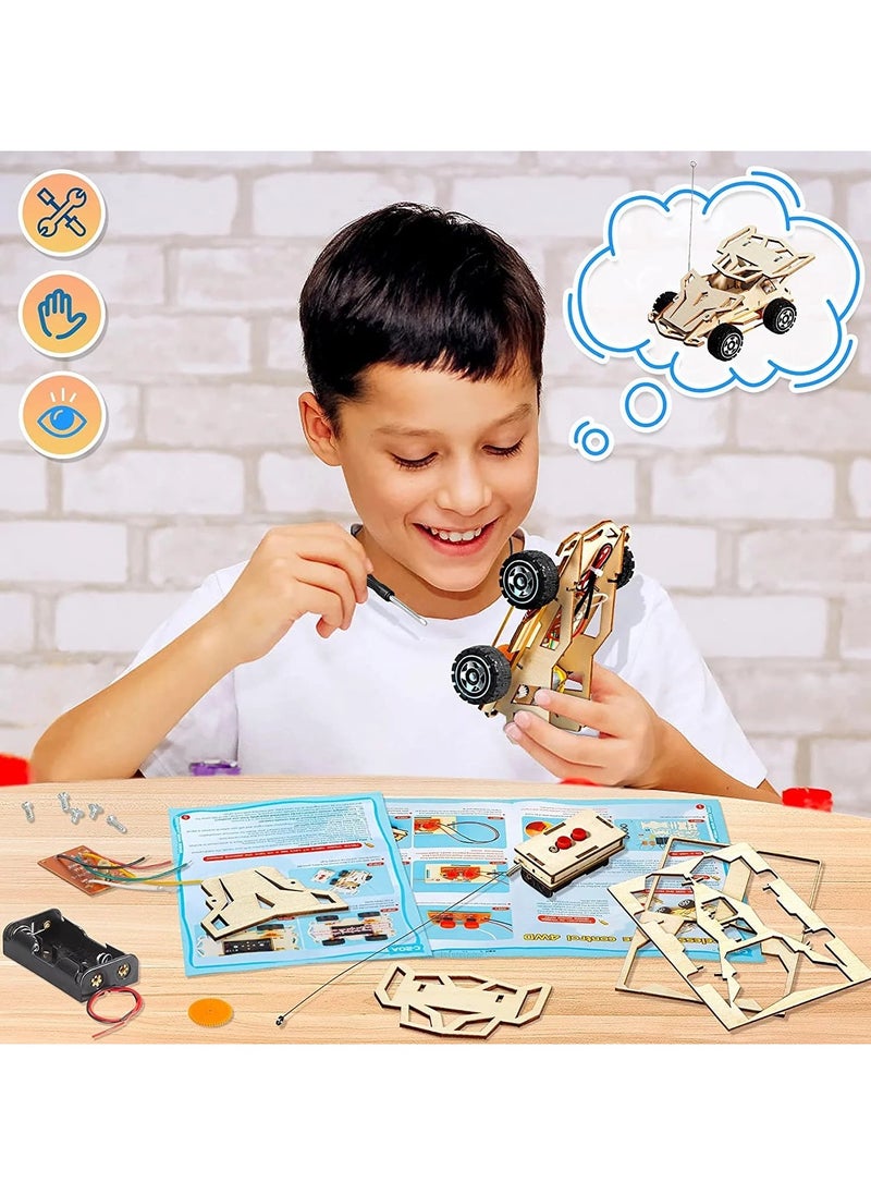عربست ألعاب للأطفال 6-12 سنة، هدايا للأولاد، مشاريع STEM التعليمية، أطقم سيارات RC تعمل بالتحكم عن بعد، ألعاب بناء DIY، هدايا عيد ميلاد  - Image 2
