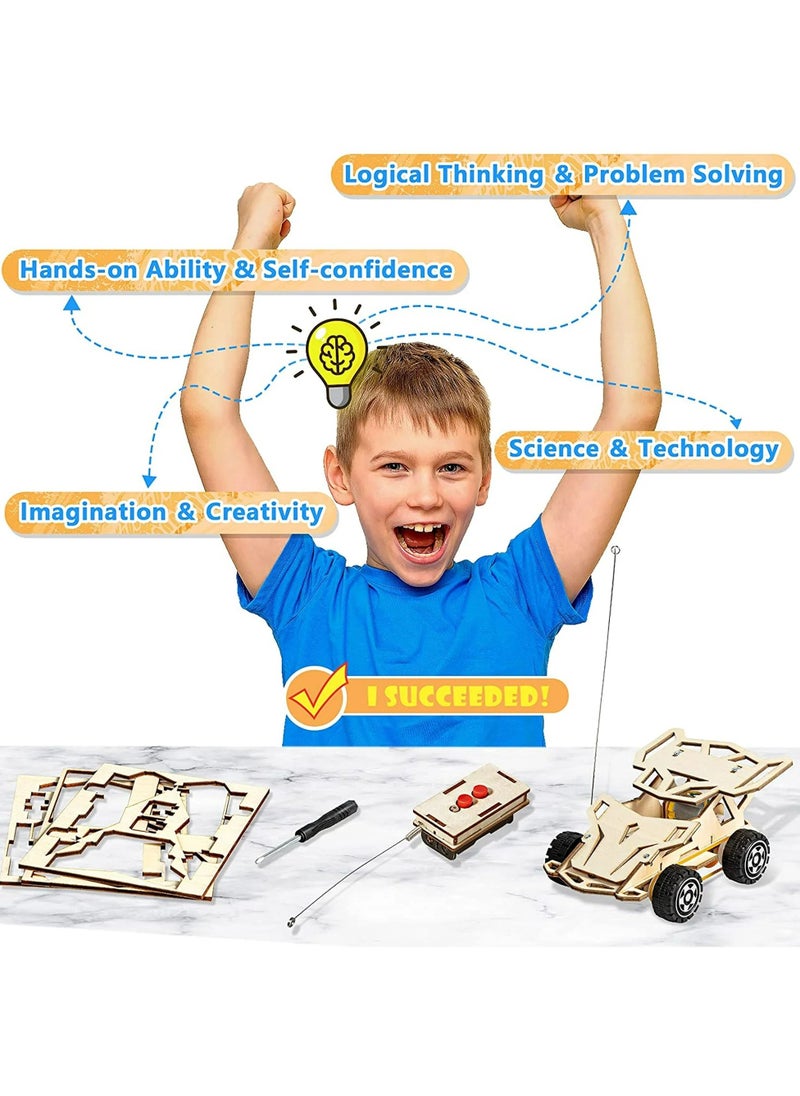 عربست ألعاب للأطفال 6-12 سنة، هدايا للأولاد، مشاريع STEM التعليمية، أطقم سيارات RC تعمل بالتحكم عن بعد، ألعاب بناء DIY، هدايا عيد ميلاد  - Image 4