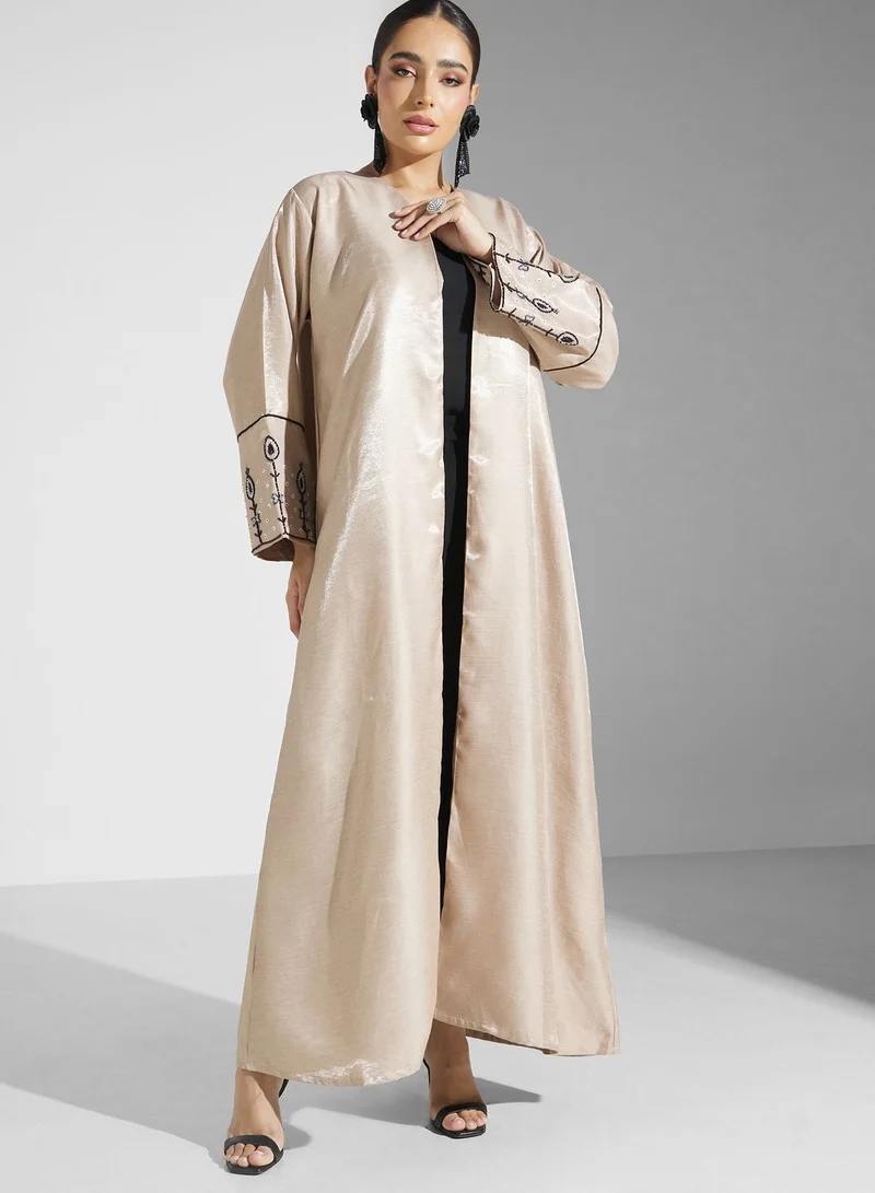 Khizana Embellished Detail Abaya
