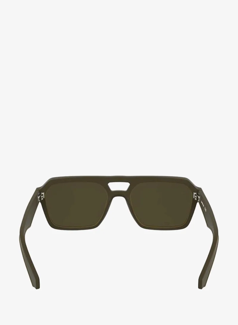 Calvin Klein Jeans MATTE BROWN Ckj25603S Rectangle Sunglasses for Men | Best Price UAE