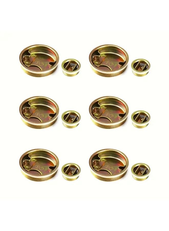 12 Packs 2 Inch and 3 4 Inch Steel Drum Bung Cap Plugs with Plated Coating for Gallon Barrel - Image 2