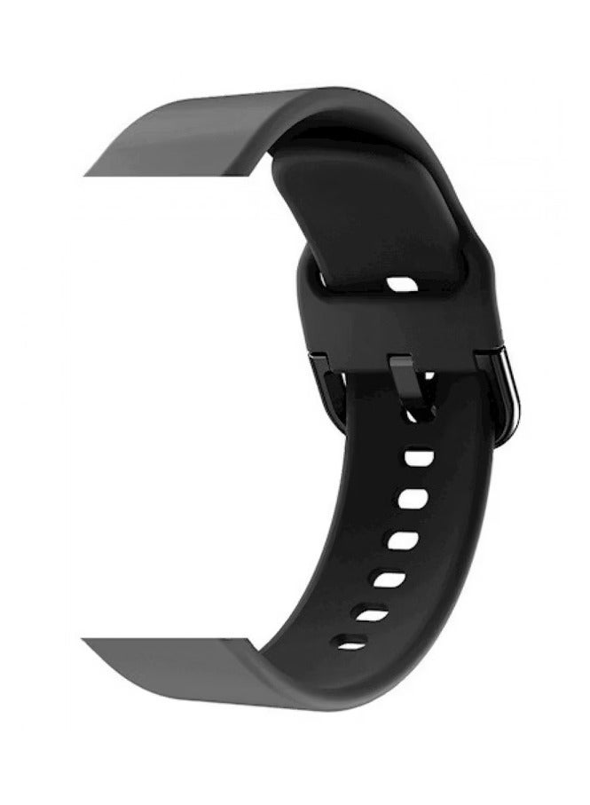 devia Deluxe Series Sport Silicone Watch Band for Fitbit Charge 3&4 / Premium Silicone Material / Comfortable Feel / Flexible / Water Resistant - Black