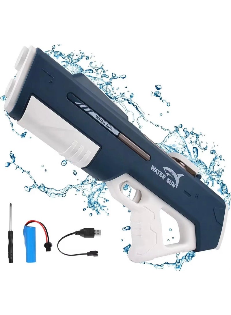 Toyland Electric Suction Water Gun for Kids – Rapid-Fire Long-Range Spray, Large Water Capacity, Waterproof Design-Blue - Image 2