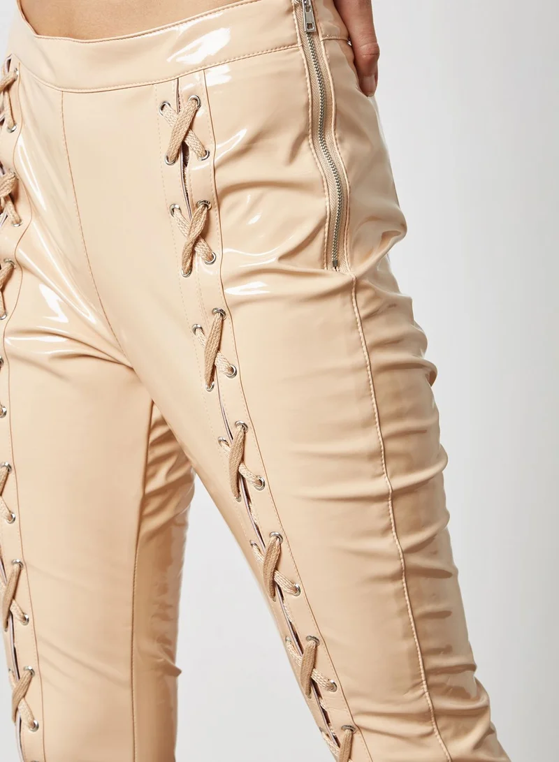 Missguided Lace Up Pants