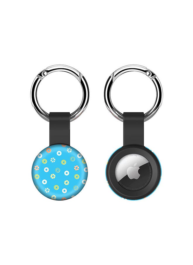 Stylizedd Airtag Case Metal Key Ring with Tough Case for Apple Airtag cover - Loopy Hoops  - Image 1