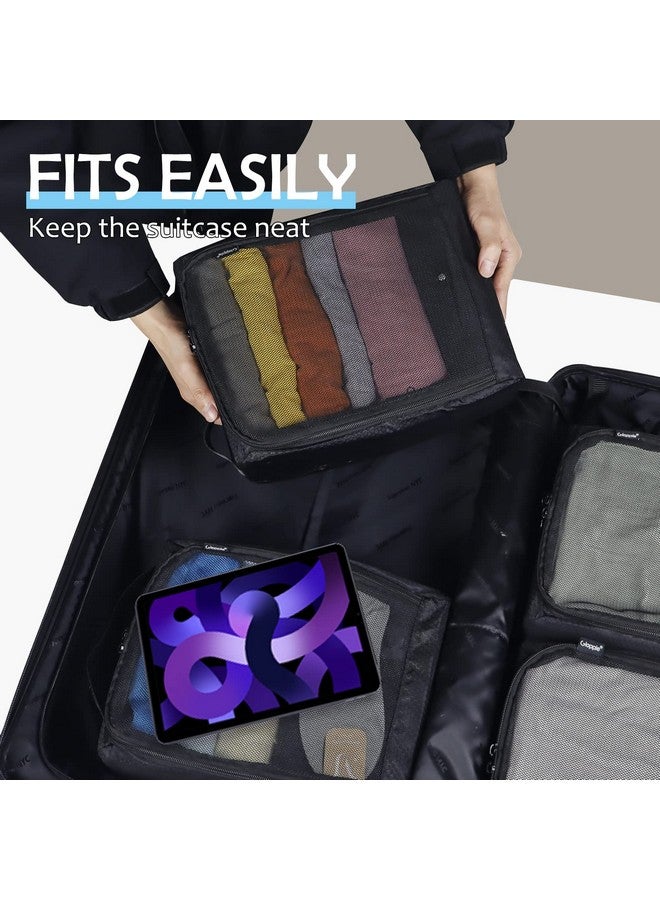 Gloppie Packing Cubes for Suitcases 4-PACK Travel Cubes for Packing Luggage Organizer Suitcase Organizer Bags Set Packing Bags Travel Bags Carry On Packing Cubes Travel Accessories - Image 2