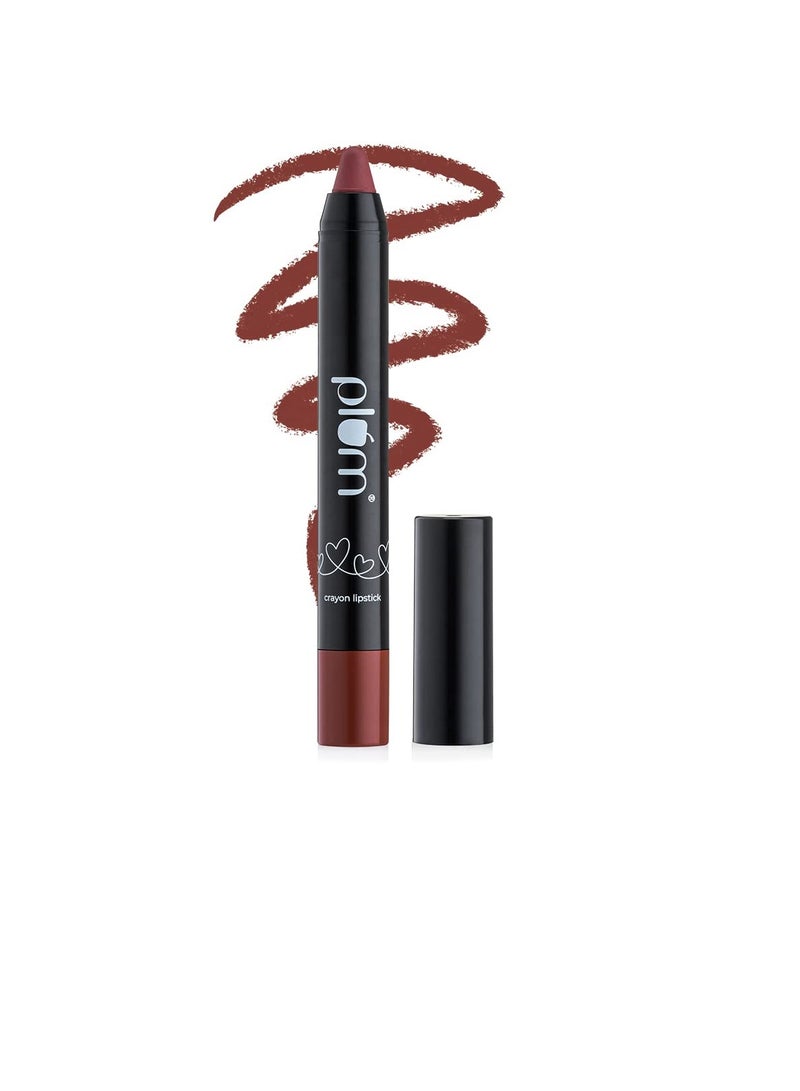 Plum Lipstick Ceramides   Hyaluronic Acid   Airbrushed Finish  Long Lasting  100% Vegan and Cruelty Free 127  Vintage Rose  - Image 1
