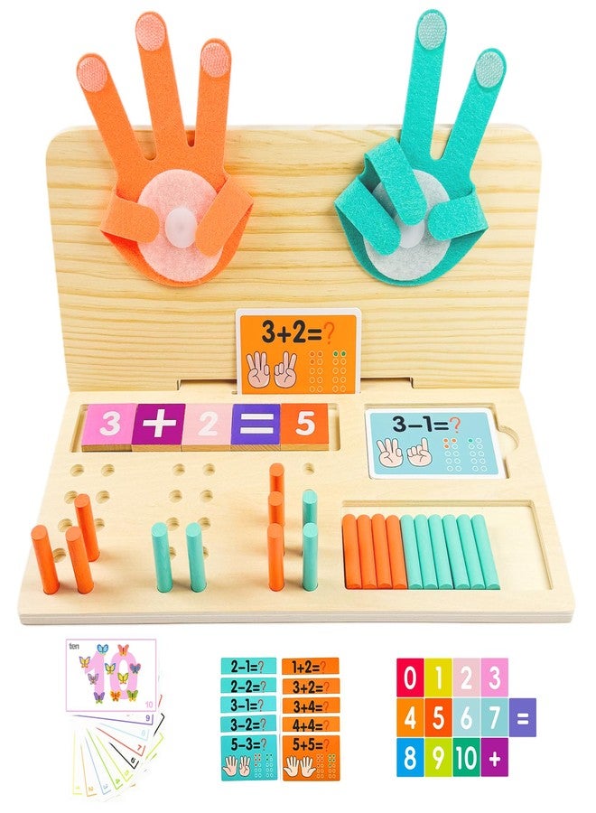 twivah Learning Toys 3-5, Educational Toys with Number Flash Card for 3+ Year Old, Montessori Number Math Manipulatives, Preschool Kindergarten School Supplies, Birthday Gifts for 3 4 5 6 yr Old Kids - Image 1