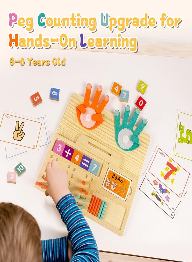 twivah Learning Toys 3-5, Educational Toys with Number Flash Card for 3+ Year Old, Montessori Number Math Manipulatives, Preschool Kindergarten School Supplies, Birthday Gifts for 3 4 5 6 yr Old Kids - Image 2