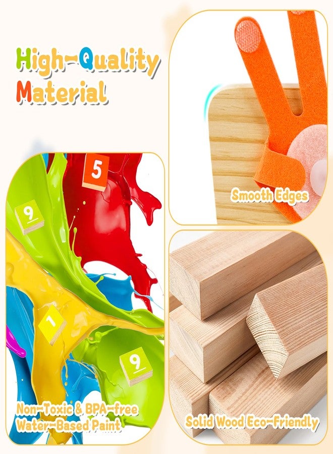 twivah Learning Toys 3-5, Educational Toys with Number Flash Card for 3+ Year Old, Montessori Number Math Manipulatives, Preschool Kindergarten School Supplies, Birthday Gifts for 3 4 5 6 yr Old Kids - Image 5