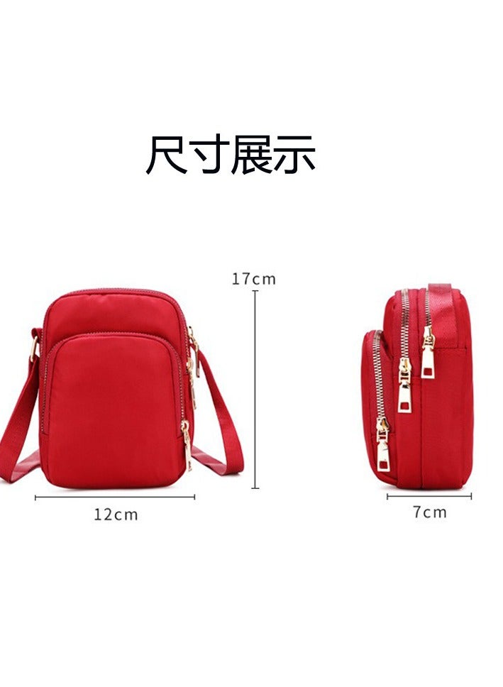 Handbags For Women Shoulder Bags, Mini Multifunctional Shoulder Bag, Mobile Phone Nylon Zipper Oxford Cloth Bracelet, Bracelet.  - Image 2