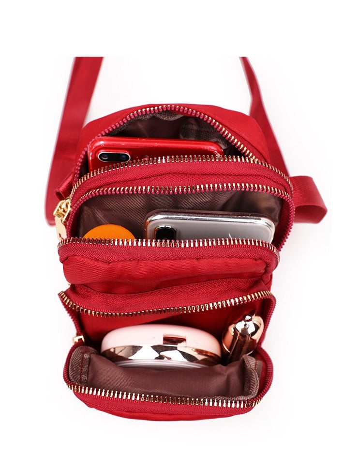 Handbags For Women Shoulder Bags, Mini Multifunctional Shoulder Bag, Mobile Phone Nylon Zipper Oxford Cloth Bracelet, Bracelet.  - Image 3