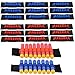 POKONBOY Compatible with Nerf Guns Darts 20 PCS Party Supplies Toy Gun Accessories Wrist Ammo Holders EVA Soft Bullets Gun Wrist Belt Band Strap Compatible with Nerf Nstrike Elite Series Blasters No Darts - Image 2