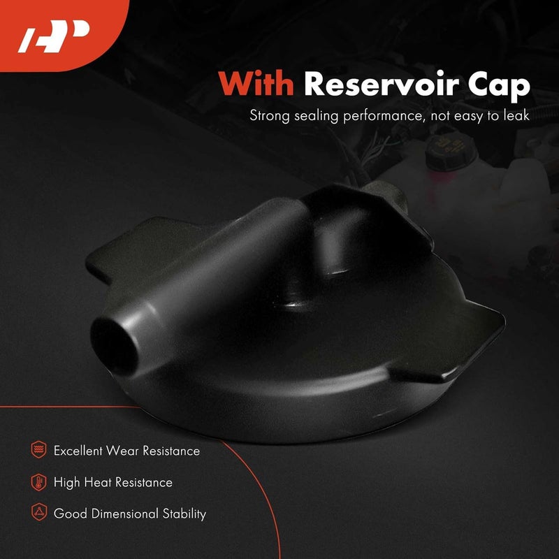 A-Premium Engine Coolant Reservoir Tank with Cap - Image 3