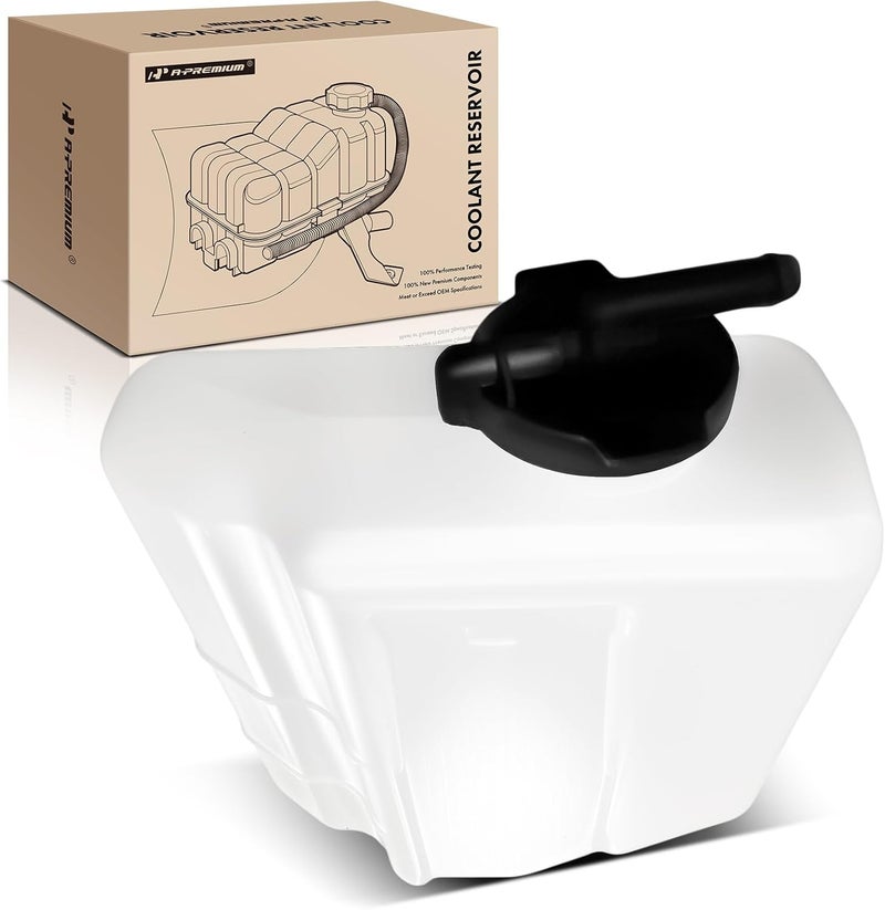 A-Premium Engine Coolant Reservoir Tank with Cap - Image 1