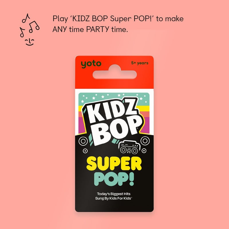 Yoto Kidz BOP Super Pop! â€“ Kids Audio Card for Use with Player & Mini All-in-1 Audio Device, Screenâ€“Free Listening with Fun Singalong Music for Playtime Parties & Travel, Ages 5+ - Image 2