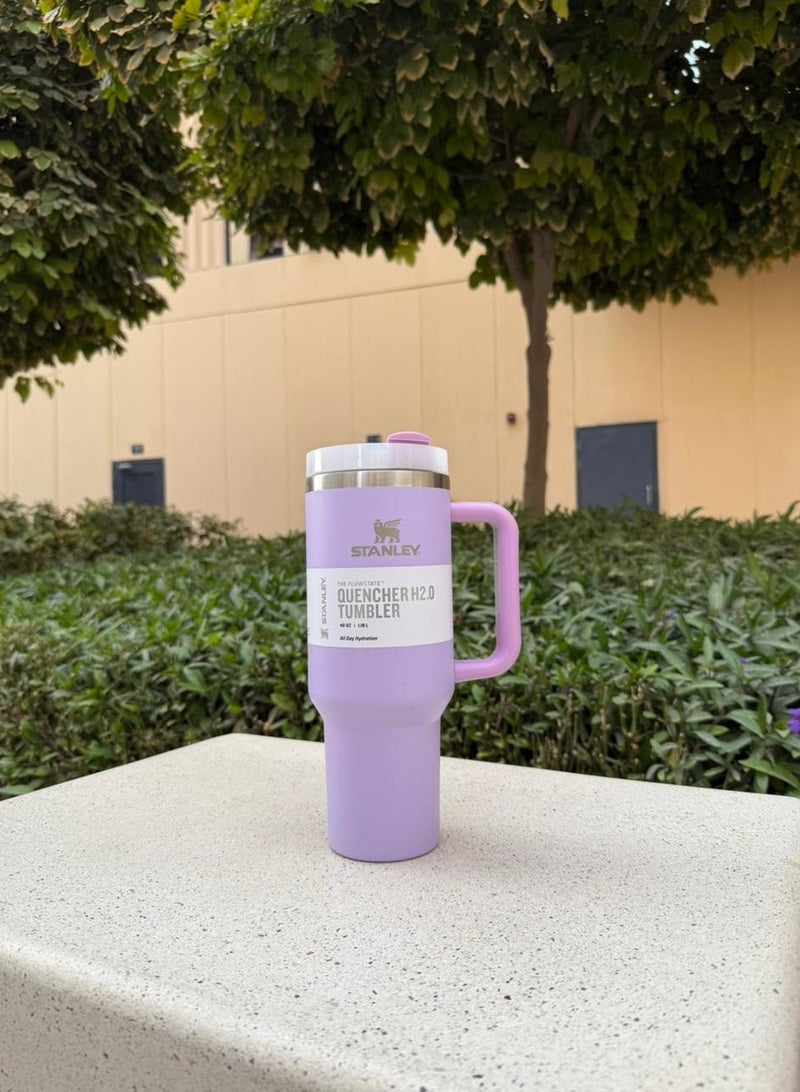 Stanley Quencher H2.0 FlowState Stainless Steel Vacuum Insulated Tumbler with Lid and Straw for Water, Iced Tea or Coffee, Smoothie and More, 40 oz - Image 3