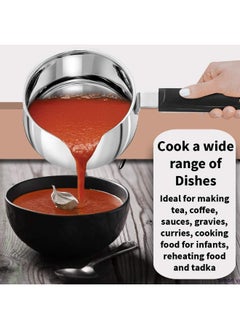 Hawkins 1 Liter Stainless Steel Saucepan/Tpan With Glass Lid,Induction Compatible,Silver  - Image 5