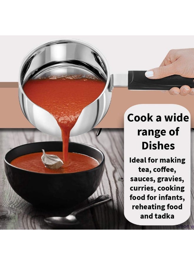 Hawkins هانكنز قدر ستانلس ستيل مع غطاء زجاجي 1 لتر - Image 5