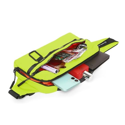 Nasher Miles Sling Bag | Crossbody Bag | One Shoulder Bag| Multipurpose Travel Bag | Ideal for Daily Use, Office, Travel, Hiking (Green) - Image 5